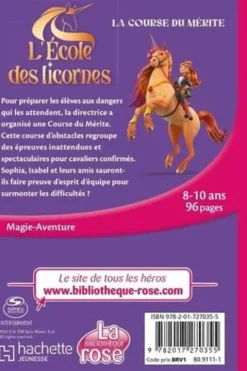 L'école des licornes Tome 2 : La Course du Mérite, Catherine Kalengula