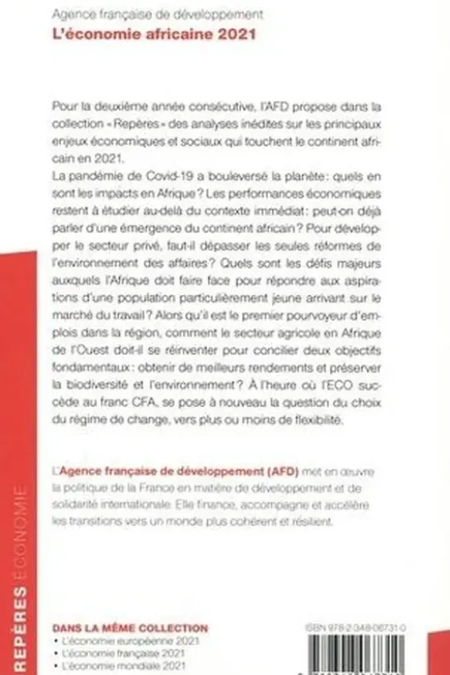 L'économie africaine. Edition 2021, Agence Française Développement