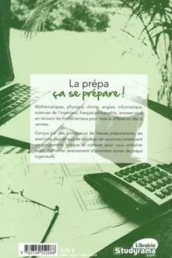 Le cahier de vacances pour les écoles d'ingénieur(e)s. Edition 2022, David Delbarre
