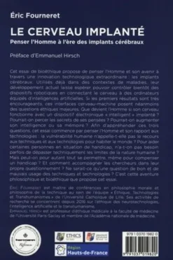 Le cerveau implanté. Penser l'Homme à l'ère des implants cérébraux, Eric Fourneret