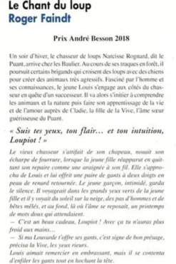 Le chant du loup, Roger Faindt