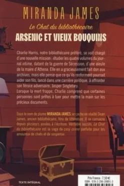 Le Chat du bibliothécaire Tome 6 : Arsenic et vieux bouquins. Suivi de Quand Charlie rencontre Diesel, Miranda James