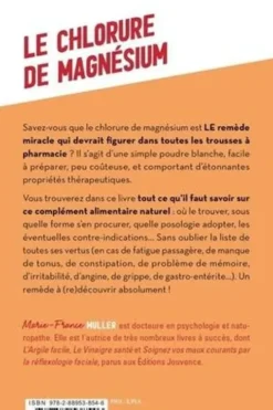 Le chlorure de magnésium. Un remède miracle méconnu, Marie-France Muller