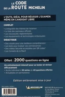 Le code de la route. Edition 2023, Michelin