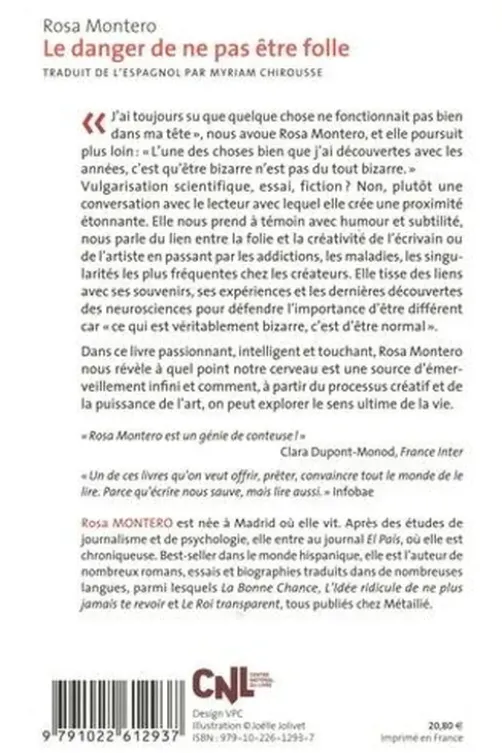 Le danger de ne pas être folle, Rosa Montero