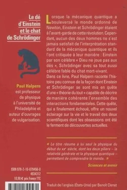 Le dé d'Einstein et le chat de Schrödinger. Quand deux génies s'affrontent, Paul Halpern