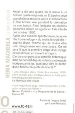 Le destin d'Anjali, Hema Macherla