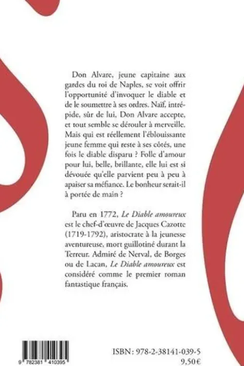 Le Diable amoureux, Jacques Cazotte
