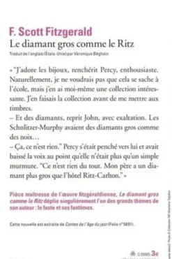 Le diamant gros comme le Ritz, Francis Scott Fitzgerald