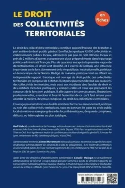 Le droit des collectivités territoriales en fiches, Hadi Habchi