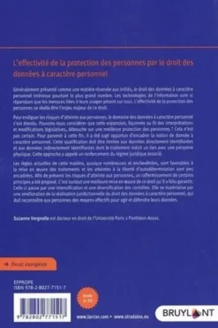 L'effectivité de la protection des personnes par le droit des données à caractère personnel, Suzanne Vergnolle