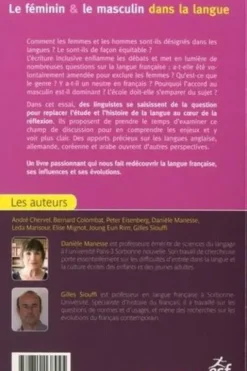 Le féminin et le masculin dans la langue. Questionner l'écriture inclusive, Danièle Manesse