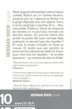 Le fossé, Herman Koch