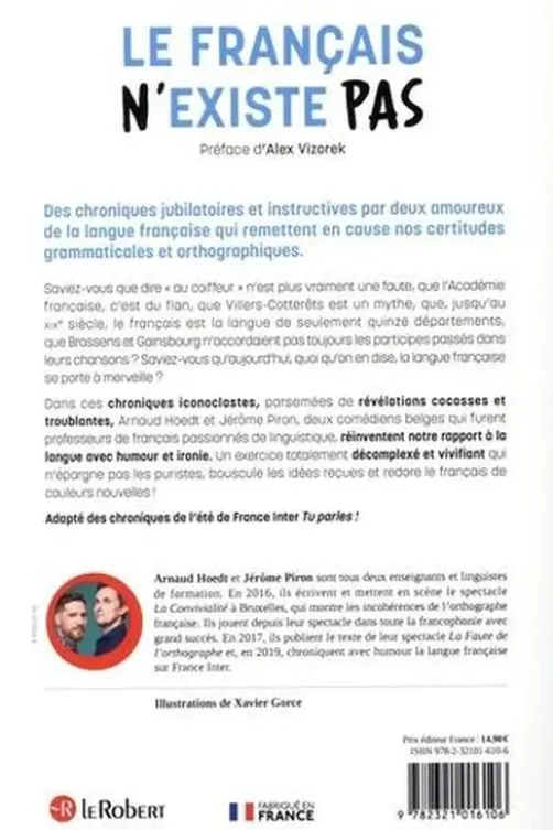 Le français n'existe pas, Arnaud Hoedt