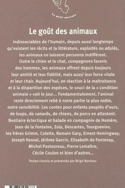 Le goût des animaux, Brigitte Bontour