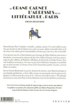 Le grand carnet d'adresses de la littérature à Paris, Gilles Schlesser