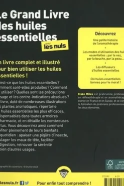 Le grand livre des huiles essentielles pour les nuls, Elske Miles
