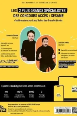Le grand manuel du concours ACCES. 10 concours blancs, 100 fiches, 100 vidéos de cours, Edition 2025, Arnaud Sévigné