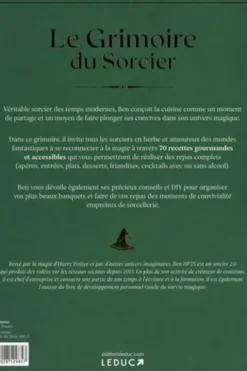 Le grimoire du sorcier. 70 recettes et DIY autour des plus grands univers fantastiques, Ben Hpts