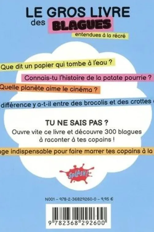 Le gros livre des blagues entendues à la récré, Jérôme Eho