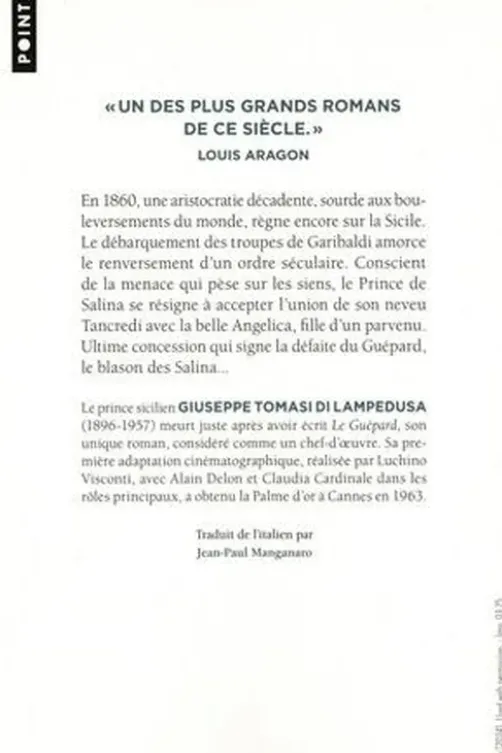 Le Guépard, Giuseppe Tomasi di Lampedusa