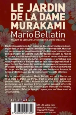 Le jardin de la dame Murakami, Mario Bellatin