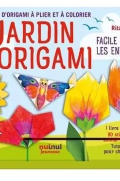 Le jardin en origami. 12 superbes modèles à plier et colorier, Rita Foelker