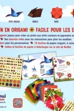 Le jardin en origami. 12 superbes modèles à plier et colorier, Rita Foelker