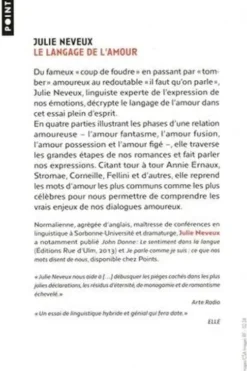 Le langage de l'amour. De la rencontre à la rupture, comment les mots révèlent nos sentiments, Julie Neveux