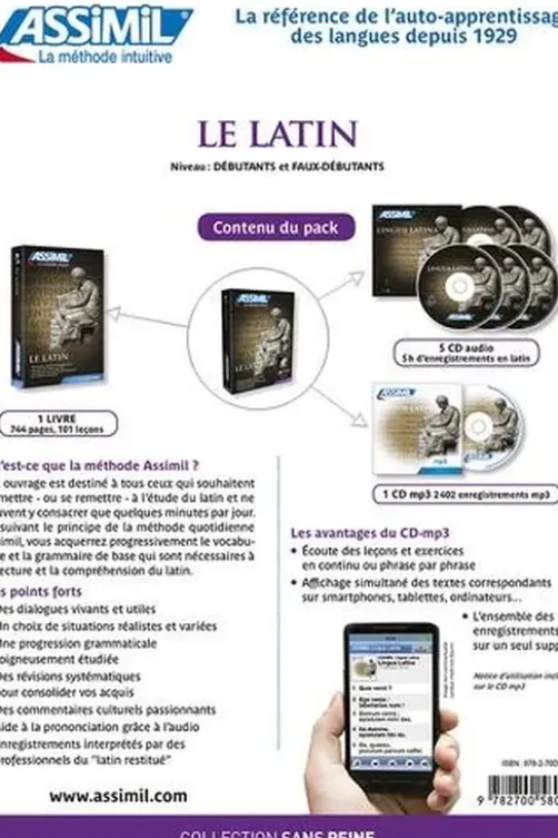 Le latin. Avec 6 CD audio, Clément Desessard