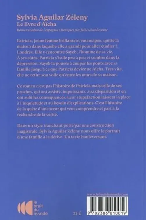 Le livre d'Aïcha, Sylvia Aguilar Zéleny
