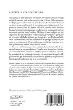 Le manuscrit de Beyrouth, Jabbour Douaihy