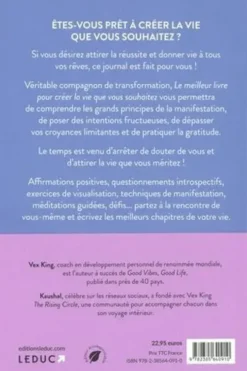 Le meilleur livre pour créer la vie dont tu rêves. C'est celui que vous écrivez, Vex King