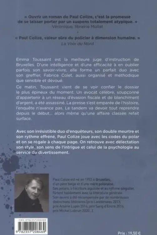 Le meurtre de la rue blanche, Paul Colize