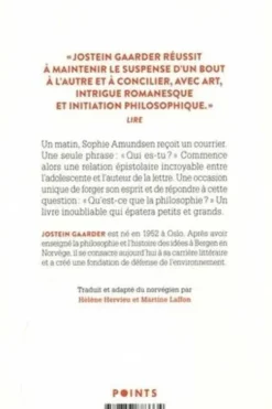 Le monde de Sophie, Jostein Gaarder