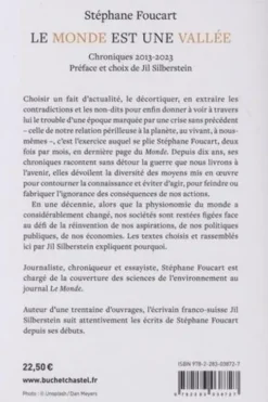 Le Monde est une vallée. Dix ans de chroniques sur l'environnement, Stéphane Foucart