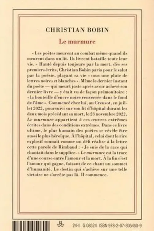 Le murmure, Christian Bobin