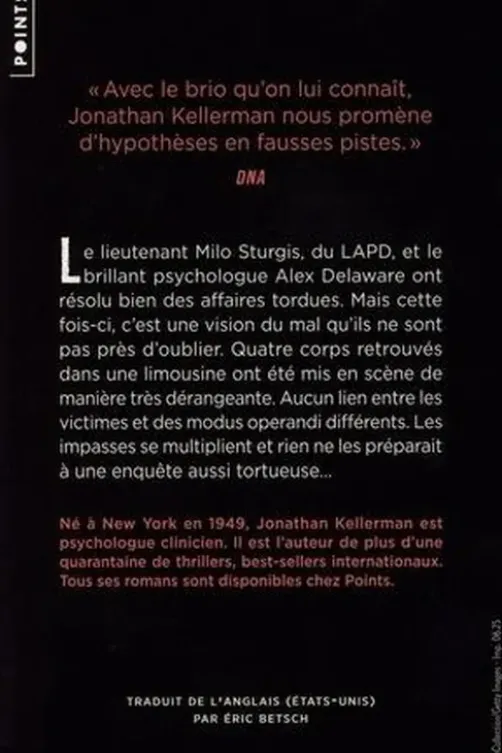 Le musée des désirs, Jonathan Kellerman