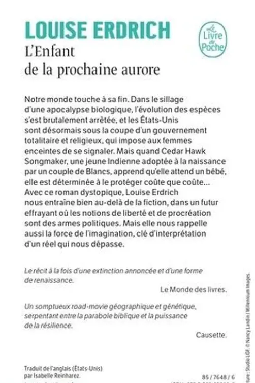 L'Enfant de la prochaine aurore, Louise Erdrich