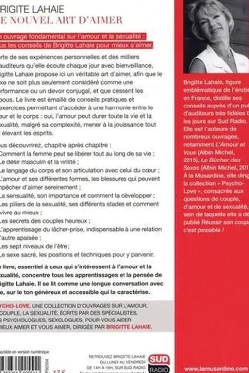 Le nouvel art d'aimer, Brigitte Lahaie