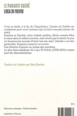 Le paradis caché, Luca Di Fulvio