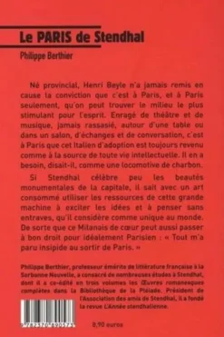 Le Paris de Stendhal, Philippe Berthier