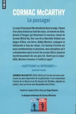 Le Passager, Cormac McCarthy