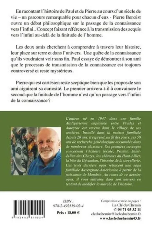 Le passage... vers l'infini, Pierre Benoist