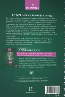 Le patrimoine professionnel. Edition 2023, Revue fiduciaire