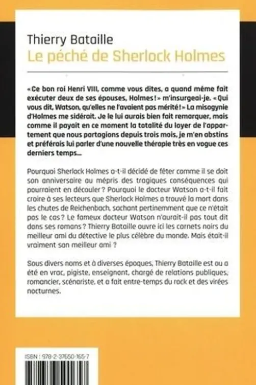 Le péché de Sherlock Holmes, Thierry Bataille