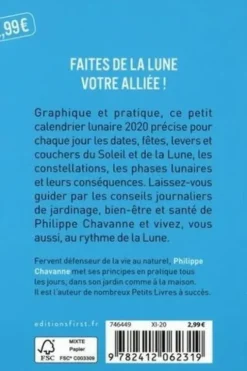 Le petit calendrier lunaire. Edition 2021, Philippe Chavanne
