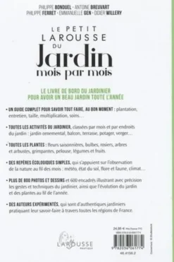 Le petit Larousse du jardin mois par mois. Planter et entretenir son jardin et son potager toute l'année, Philippe Bonduel