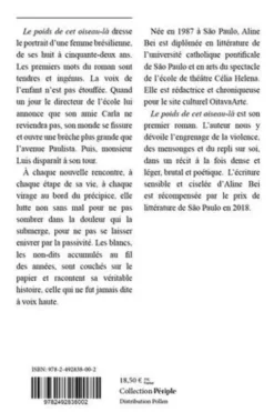 Le poids de cet oiseau-là, Aline Bei