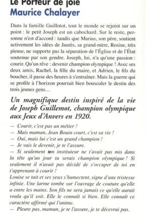 Le porteur de joie, Maurice Chalayer